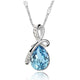 Oiko Store Sky Blue Ladies' Necklace - 10 Colors Austrian