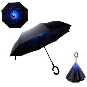 Oiko Store  Stars Reverse Folding Umbrella