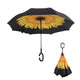 Oiko Store  Sunflower Reverse Folding Umbrella