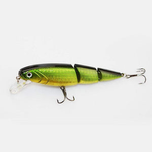 Oiko Store  001 1PCS Jointed Fishing lure 10.5CM/15G Minnow plastic artificial fishing wobbler tools jerk fish esca tackle