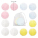 1/8/16/20pcs Reusable Cotton Pads Washable Make up Facial Remover Double layer Wipe Pad Nail Art Cleaning Pads with Laundry Bag