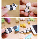 1 pcs Animal Cable bites Protector for Iphone protege cable buddies cartoon Cable bites kabel diertjes Phone holder Accessory