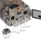 PR100 Hunting Camera Photo Trap 12MP Wildlife Trail Night Vision Trail Thermal Imager Video Cameras for Hunting Scouting Game