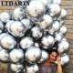 10PCS 12inch silver gold Metallic Latex Balloons Pearly Metal balloon Gold Colors Globos Wedding Birthday Party Supplies Balloon