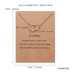 Fashion Gold-color Good Vibes Only Sun Necklaces & Pendants For Women Jewelry