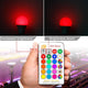 110V 220V E27 RGB LED Bulb Lights 5W 10W 15W RGB Lampada Changeable Colorful RGBW LED Lamp With IR Remote Control+Memory Mode