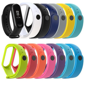 11colors New Replacement Silicone Wrist Strap Watch Band For Xiaomi MI Band 4 3 Smart Bracelet New Watch Strap Smart Accessories