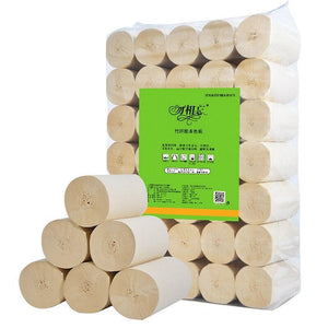 Bath Paper Home Bath Toilet Roll Paper 12 Rolls/pack White Thicken Tissue Leaves Toilet Paper Fast Delivery Home Accessories