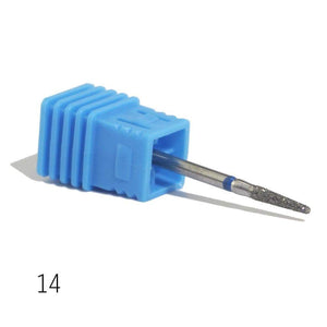 1pcs Diamond Nail Drill Milling Nail Drill Bits Cuticle Cutter for Manicure Nail Files Electric Milling Burr Grinder