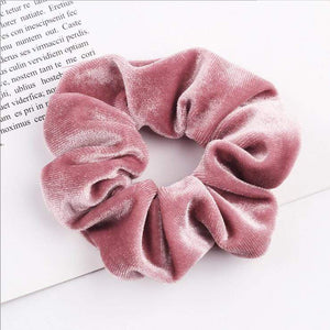 33Colors Korea Velvet Hair Scrunchie Elastic Hair Bands Solid Color Women Girls Headwear Ponytail Holder Hair Accessories