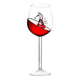 Creative Red Wine Glass Champagne Flutes Glasses Drinking Glass Tea Cups  Creative Shark Glass Juice Mug Milk Coffee Cup Christm