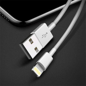 Oiko Store  1m 2m 3m USB Charge Cable For iPhone 7 8 Plus X XS Max XR Fast Charging USB Data Cable For iPhone 5 5S SE 6 6S Plus Charger Wire