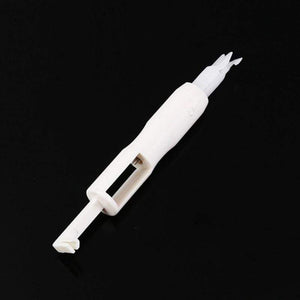 1pc Threader Sewing Tools Accessory White Automatic Machine Sewing Needle Device Needle Changer Lead Wire Threader Tool