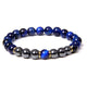 Balance Bracelet Men Natural Stone Black Obsidian Hematite 8mm Tiger eye Beads Yoga Charm Bracelets For Women Homme Jewelry Gift
