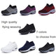 EOFK Fashion Spring Autumn Women Platform Shoes Woman Lady Flats Casual Thick Bottom Black Shoes Sock Slip On Dance Shoes