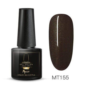 Mtssii 8ML Gel Nail Polish Glitter Platinum UV Gel Nail Polish Holographic  Sequins Gel Varnish Soak Off UV LED Color Gel Polish