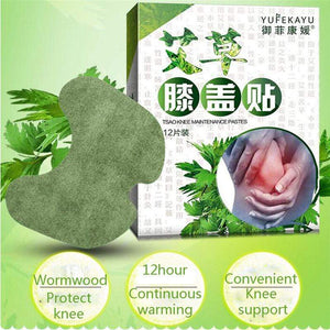 12pcs/bag Knee Plaster Sticker Wormwood Extract Knee Joint Ache Pain Relieving Paster Knee Rheumatoid Arthritis Body Patch New
