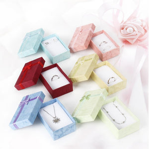 New Romantic Jewellery Gift Box Pendant Case Display For Earring Necklace Ring Watch Beauty Jewelry  Organizer 1pc