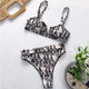 Peachtan Sexy snake print bikini set High waist swimwear women Hollow out swimsuit female Brazilian bikini Bathers bathing suit