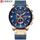CURREN Watch Chronograph Sport Mens Watches Quartz Clock Leather Male Wristwatch Relogio Masculino Fashion Gift for Men