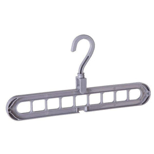 9-hole Clothes hanger organizer Space Saving Hanger multi-function folding magic hanger drying Racks Scarf clothes Storage