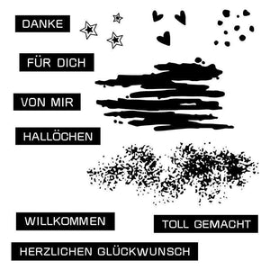 German Transparent Clear stamp and cutting dies DIY Silicone Seals Scrapbooking /Card Making/Photo Album Decoration