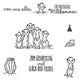 German Transparent Clear stamp and cutting dies DIY Silicone Seals Scrapbooking /Card Making/Photo Album Decoration