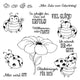 German Transparent Clear stamp and cutting dies DIY Silicone Seals Scrapbooking /Card Making/Photo Album Decoration
