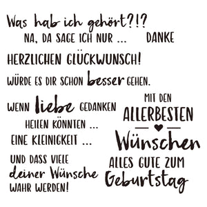 German Transparent Clear stamp and cutting dies DIY Silicone Seals Scrapbooking /Card Making/Photo Album Decoration