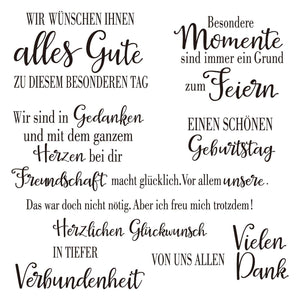 German Transparent Clear stamp and cutting dies DIY Silicone Seals Scrapbooking /Card Making/Photo Album Decoration
