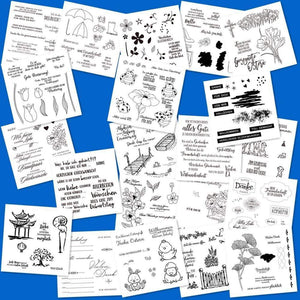 German Transparent Clear stamp and cutting dies DIY Silicone Seals Scrapbooking /Card Making/Photo Album Decoration