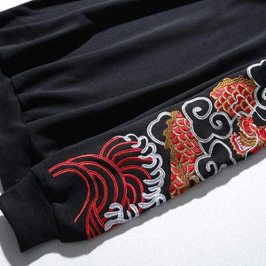 2019 New Arrival T Shirt Fear God Casual Cotton No O-neck Full Thin Jacket Embroidery Dragon Personality Men And Women Dress