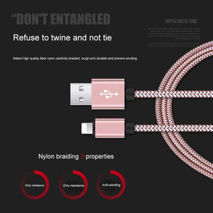 20cm 1m 2m 3m Data USB Charger Cable For iPhone 6s 6 s 7 8 Plus 11 Pro Xs Max XR X 5s iPad Fast Charging Origin Long Wire Cord