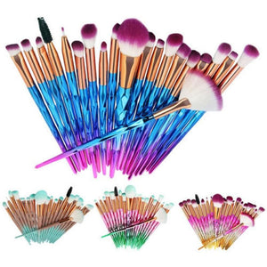20PCS Unicorn Beauty Makeup Brushes Tool Set Blending Cosmetic  Powder Eye Shadow Brush