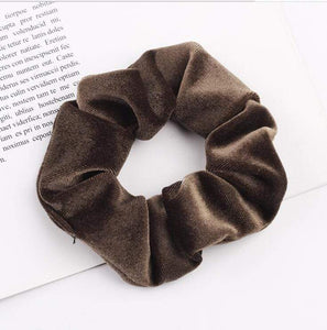 33Colors Korea Velvet Hair Scrunchie Elastic Hair Bands Solid Color Women Girls Headwear Ponytail Holder Hair Accessories