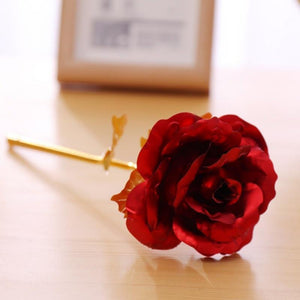 Oiko Store  24k Gold Foil Plated Everlasting Rose