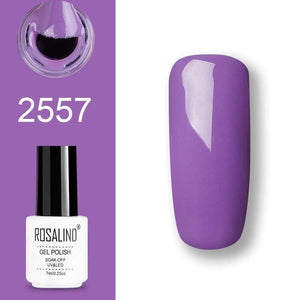 ROSALIND Gel Polish Set UV Vernis Semi Permanent Primer Top Coat 7ML Poly Gel Varnish Nail Art Manicure Gel Lak PolishesNails