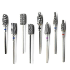 28 Type Nail Drill Bits For Electric Drill Manicure Machine Accessory Rainbow Tungsten Carbide Ceramic Milling Cutter Nail Files