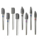 28 Type Nail Drill Bits For Electric Drill Manicure Machine Accessory Rainbow Tungsten Carbide Ceramic Milling Cutter Nail Files