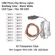 2M/5M/10M Photo Clip USB LED String Lights Fairy Lights Outdoor Battery Operated Garland Christmas Decoration Party Wedding Xmas