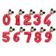 2pcs/lot 32inch Number Foil Balloons Digit air Ballon Kids Birthday Party Festival Party anniversary Crown Decor Supplies