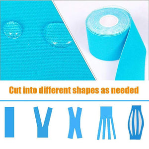 2Size Kinesiology Tape Athletic Tape Sport Recovery Tape Strapping Gym Fitness Tennis Running Knee Muscle Protector Scissor