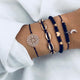 Oiko Store  3233 30 Styles Mix Turtle Heart Pearl Wave LOVE Crystal Marble Charm Bracelets for Women Boho Tassel Bracelet Jewelry Wholesale