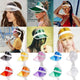 2019 Newest Fashion Summer PVC Sun Hat Plastic Visor Party Casual Hat Clear Plastic Adults Sunscreen Cap visera plastico