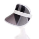 2019 Newest Fashion Summer PVC Sun Hat Plastic Visor Party Casual Hat Clear Plastic Adults Sunscreen Cap visera plastico