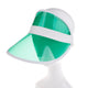 2019 Newest Fashion Summer PVC Sun Hat Plastic Visor Party Casual Hat Clear Plastic Adults Sunscreen Cap visera plastico