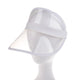 2019 Newest Fashion Summer PVC Sun Hat Plastic Visor Party Casual Hat Clear Plastic Adults Sunscreen Cap visera plastico