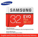 SAMSUNG Memory Card Micro SD 256GB 32GB 64GB 128GB 512G SDHC SDXC Grade EVO+ Class 10 C10 UHS TF SD Cards Trans Flash Microsd