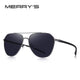 MERRYS DESIGN Men Classic Pilot Sunglasses Aviation Frame HD Polarized Sunglasses For Driving TR90 Legs UV400 Protection S8057