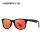 MERRYS DESIGN Men Women Classic Retro Rivet Polarized Sunglasses Lighter Design Square Frame 100% UV Protection S8508